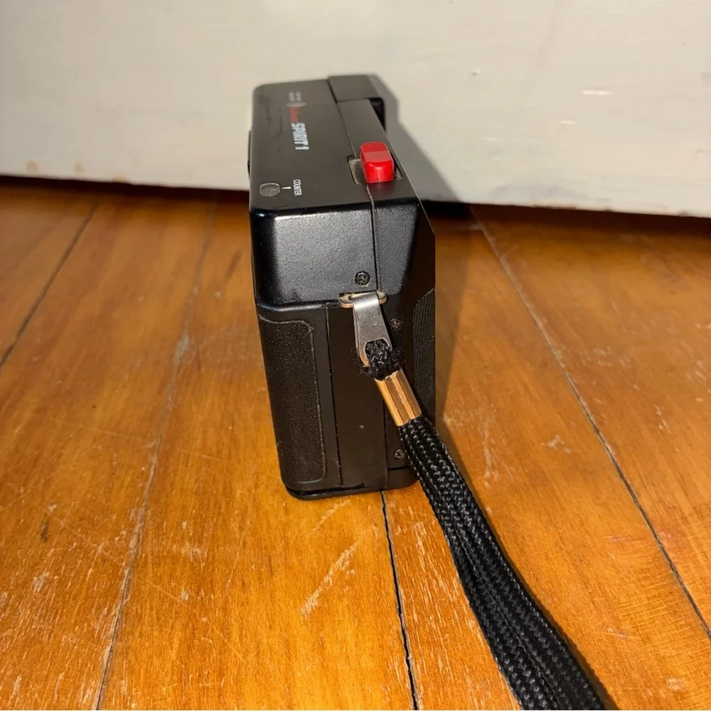 Vintage Kalimar Spirit 1 Panoramic Camera 35mm Black Flash Tested WORKS Handheld